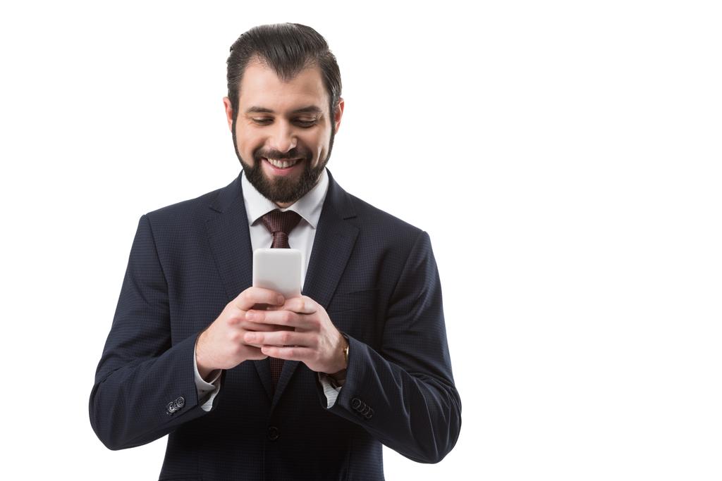 businessman using smartphone - Photo, Image