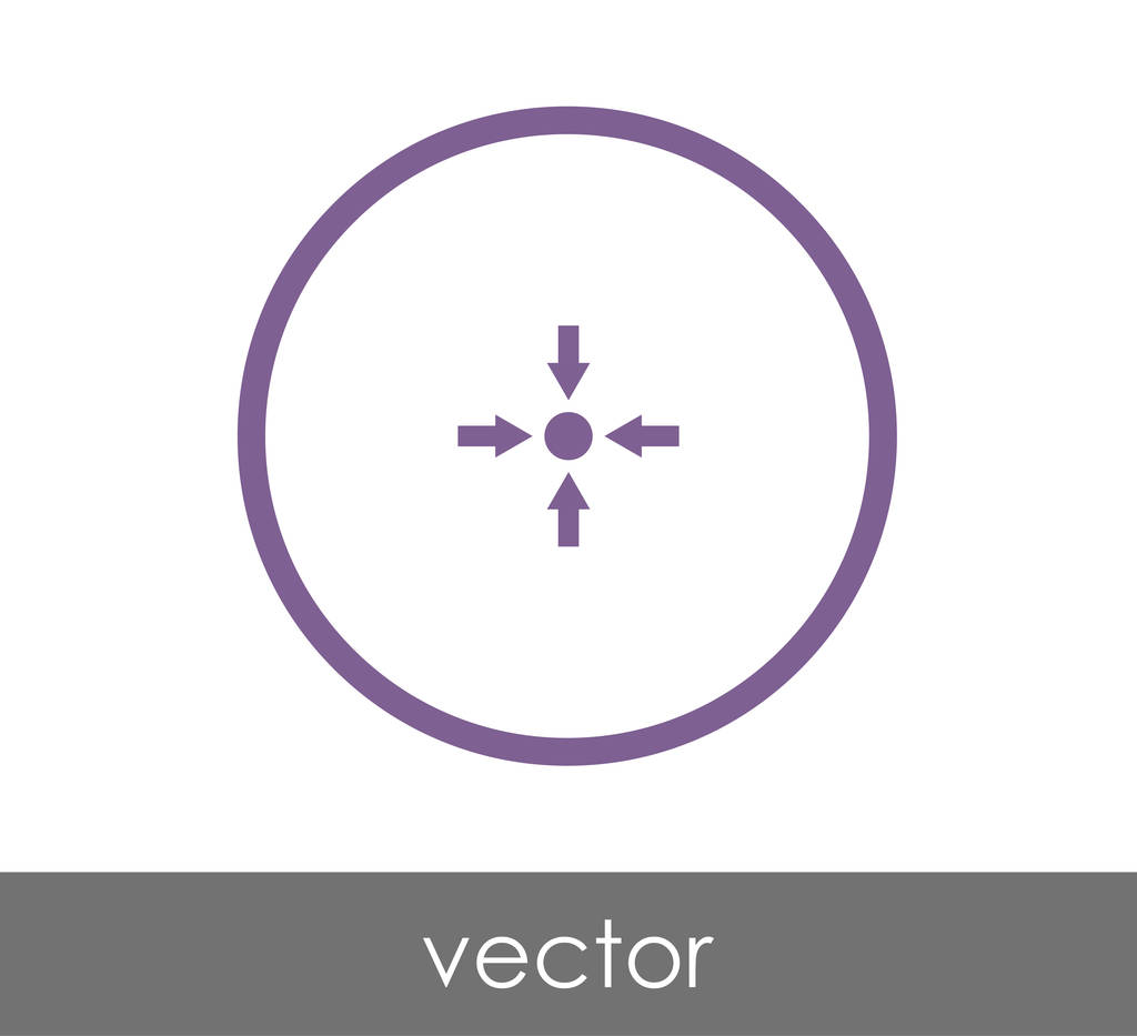 ikona se šipkou fit - Vektor, obrázek