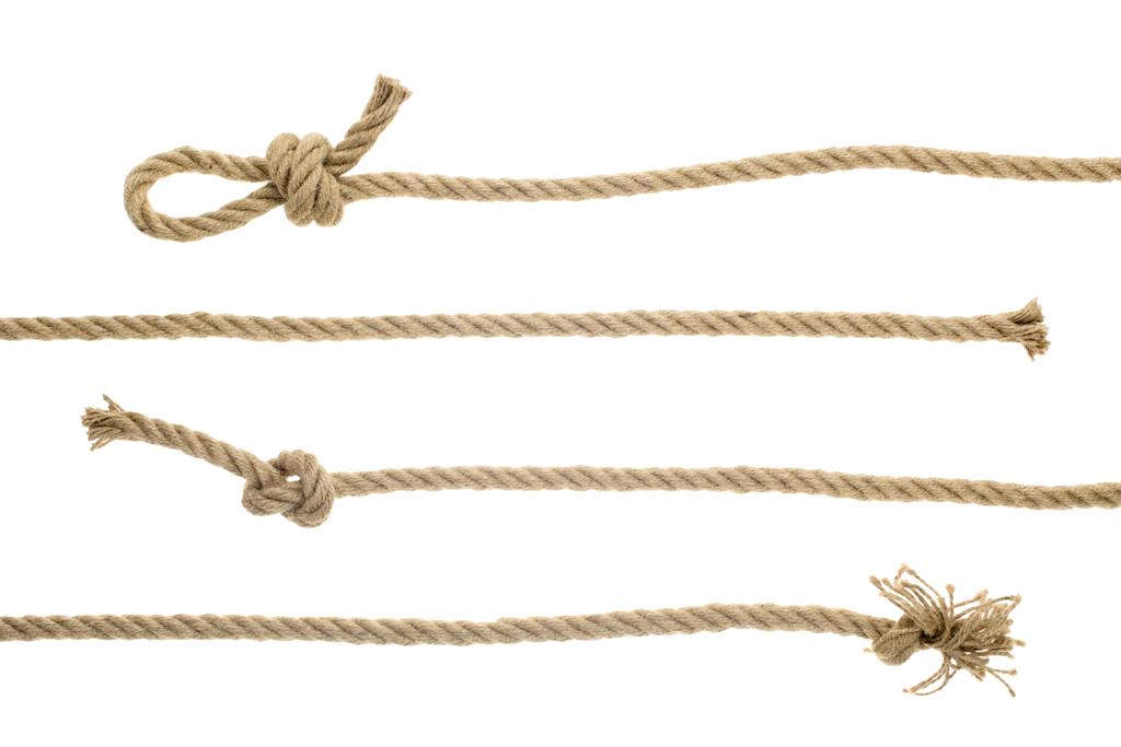 Cordes avec nœuds
  - Photo, image