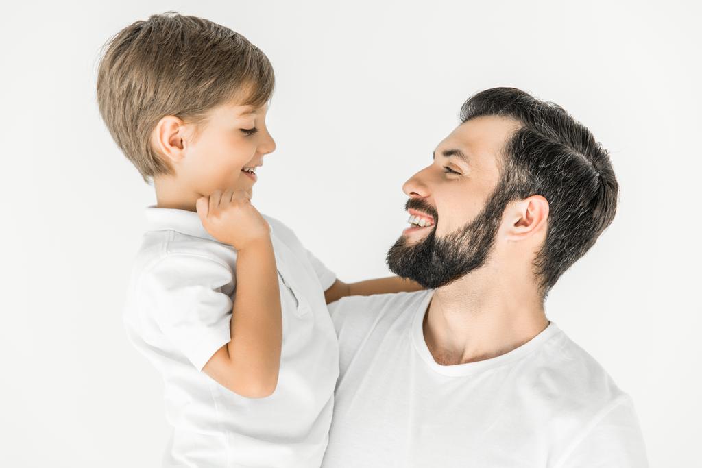 happy father and son together - Photo, Image