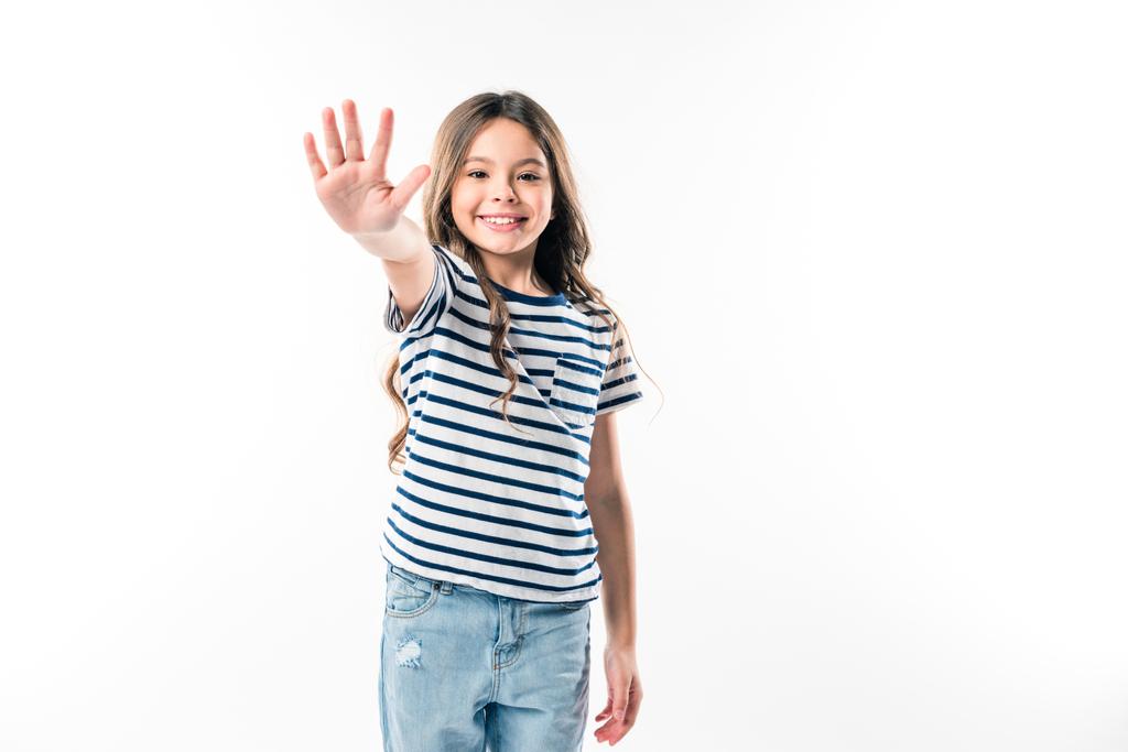 kid giving high five - Photo, Image