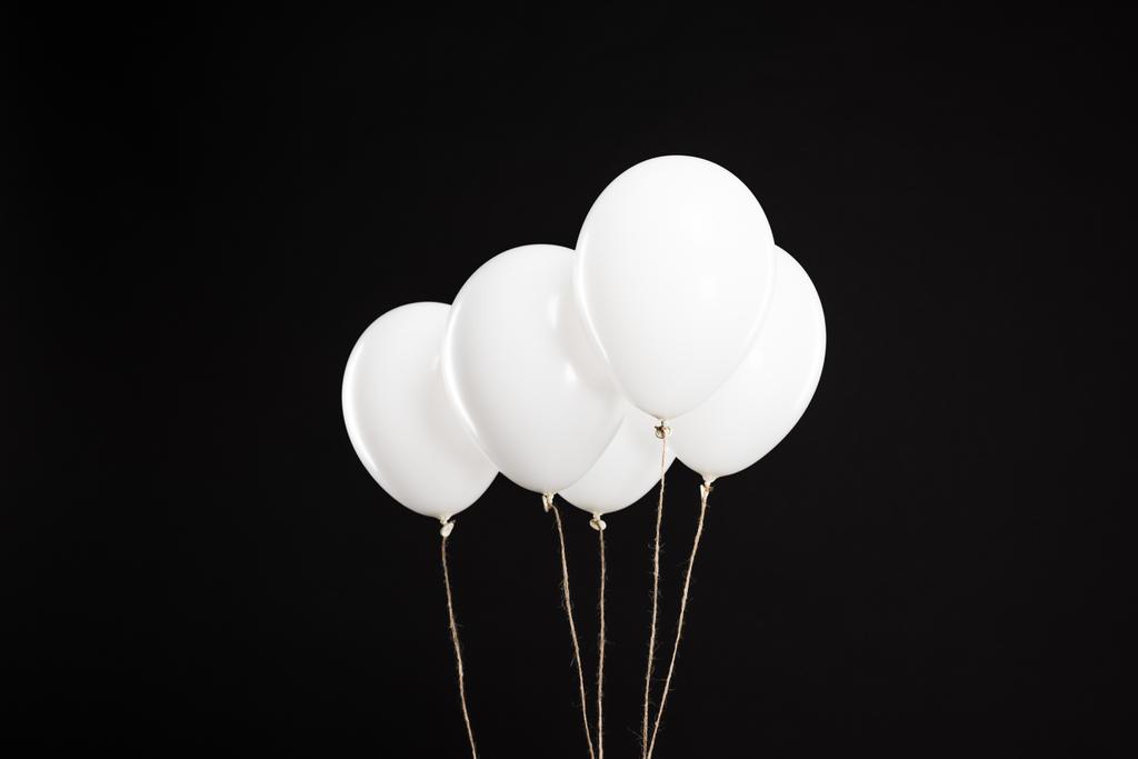 Bündel weißer Luftballons - Foto, Bild
