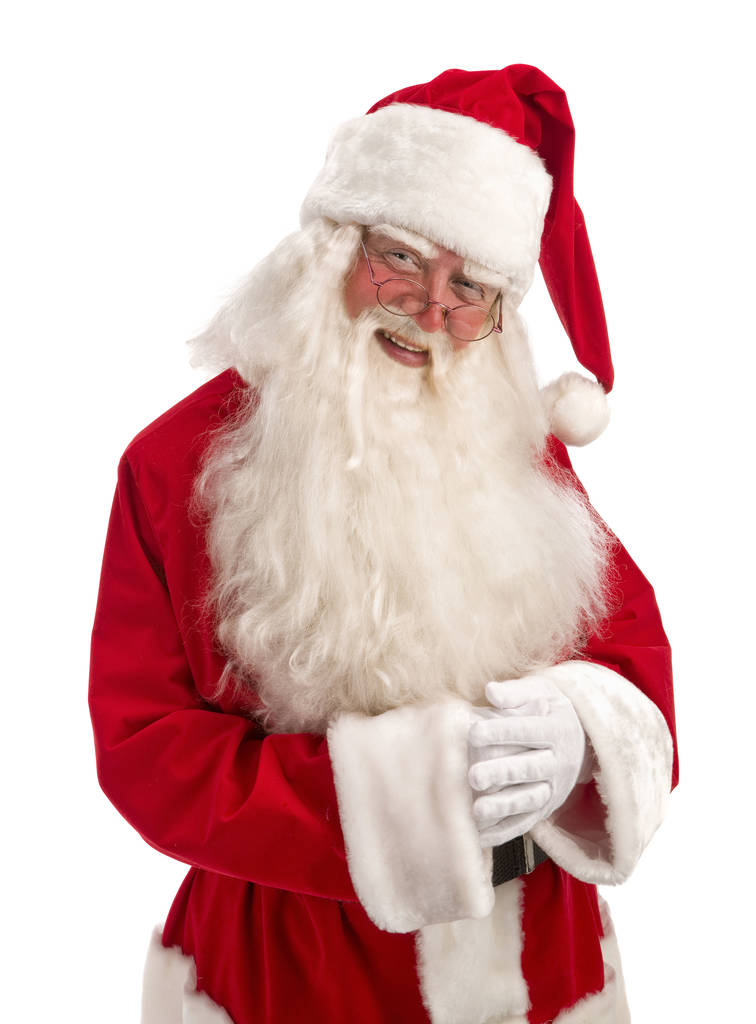 Portrét Happy Santa Claus - po celé délce - Fotografie, Obrázek