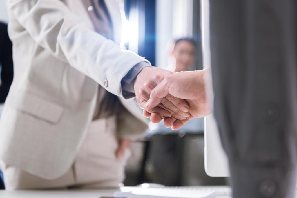 businesspeople shaking hands - Photo, Image