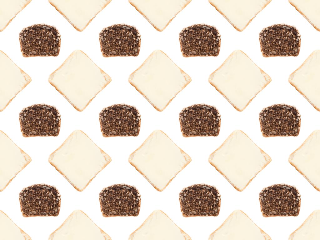 padrão de fatias de pão
 - Foto, Imagem