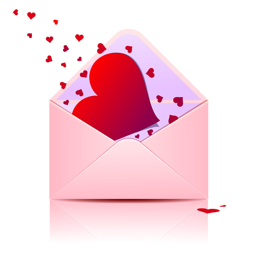 Любовное письмо - Вектор,изображение