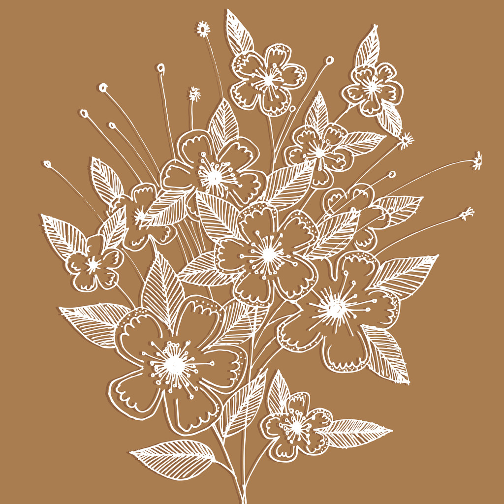 floral φόντο σχεδιασμό του φορέα - Διάνυσμα, εικόνα