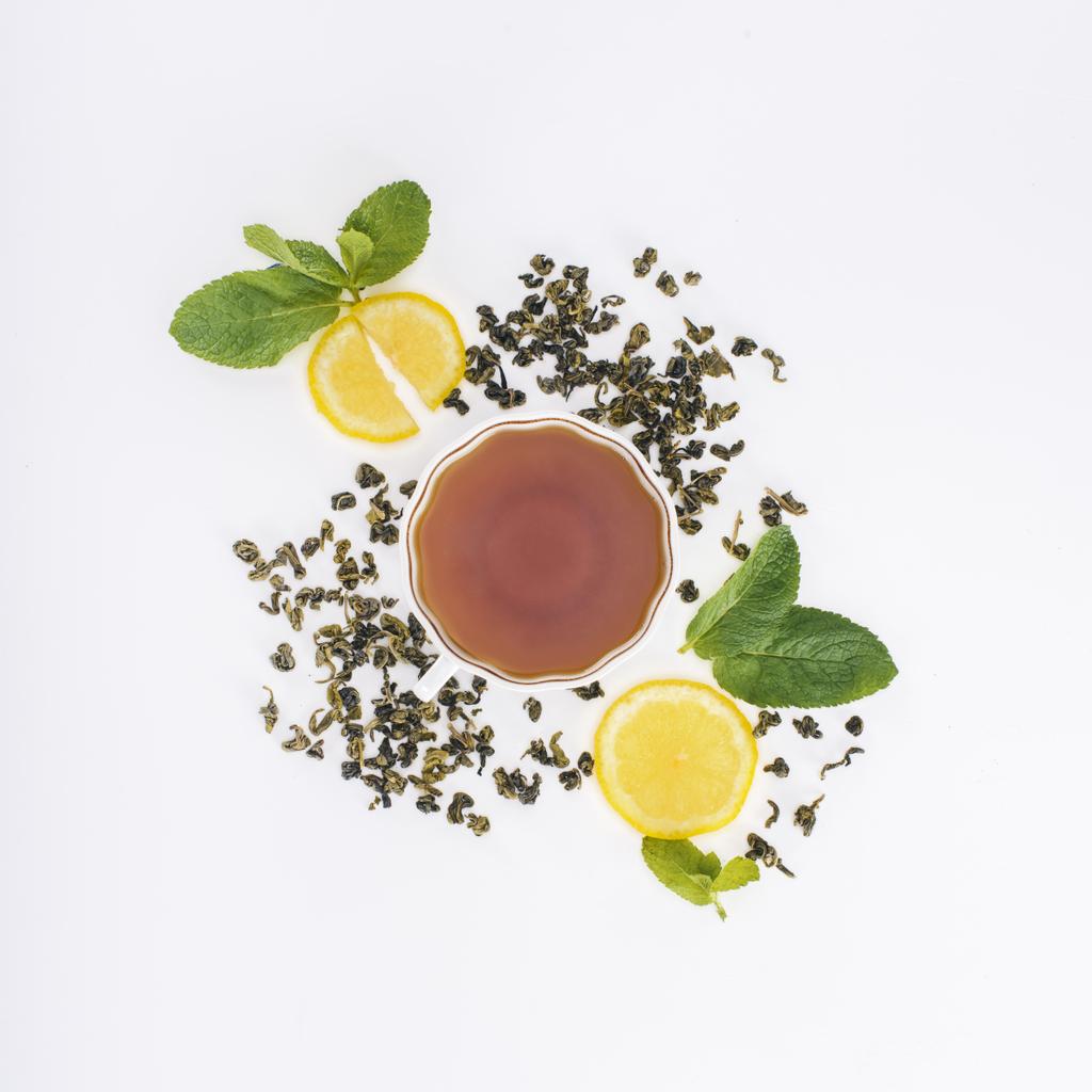 Nane ve limon ile çay - Fotoğraf, Görsel