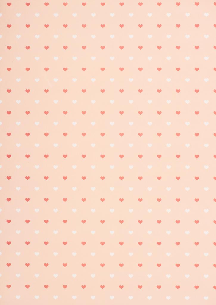 Kollektion rosa und weißer Herzen auf beige - Foto, Bild