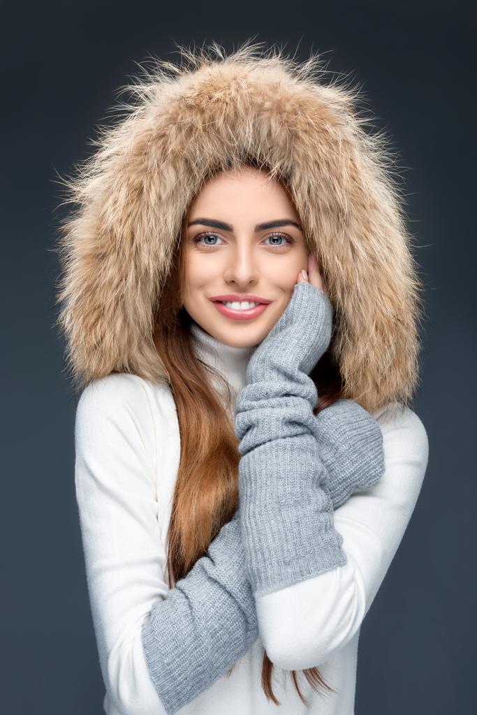 zimní žena - Fotografie, Obrázek