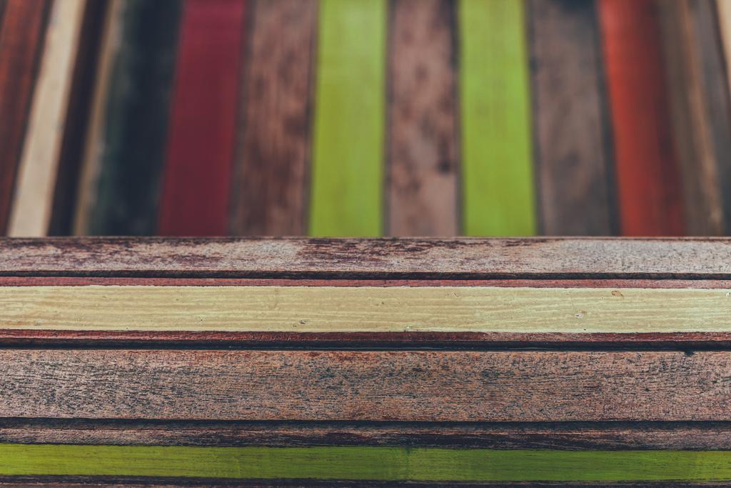 Close-up shot van verouderde houten planken - Foto, afbeelding