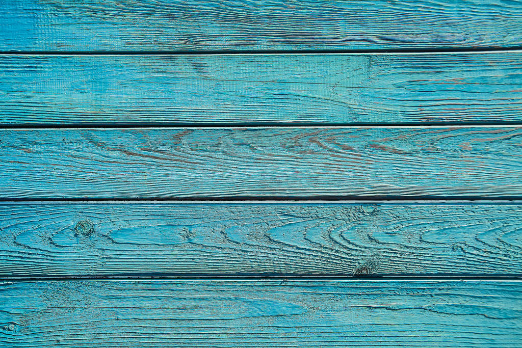 Cerca de madera pintada vieja azul
  - Foto, imagen