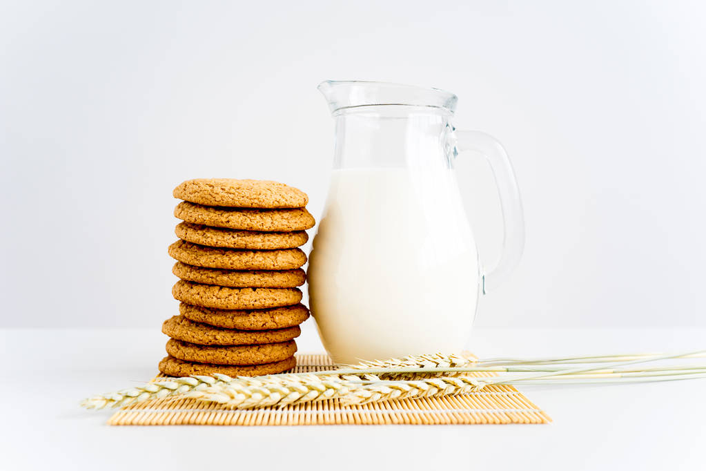 Sütlü yulaf ezmeli kurabiye - Fotoğraf, Görsel