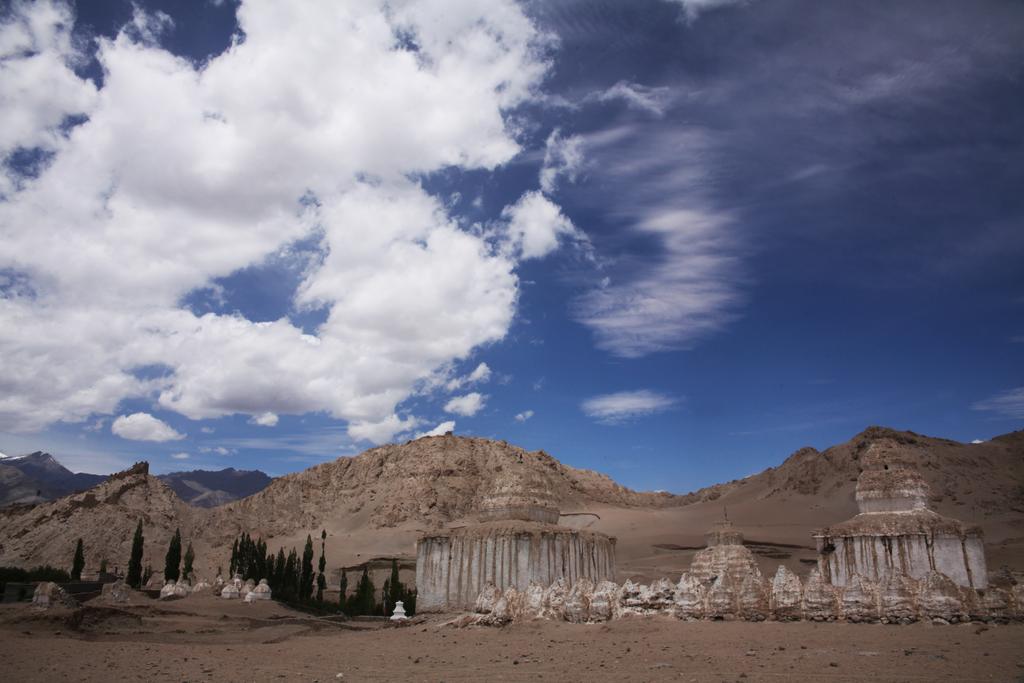 Vallée des stupas à Leh, Himalaya indienne
 - Photo, image