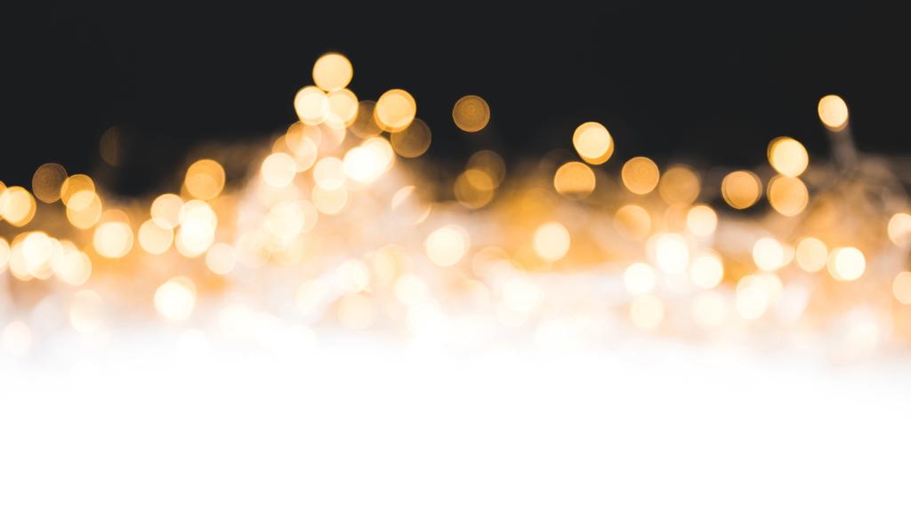 Christmas Background With Shiny Blurred Lights Free Stock Photo and Image