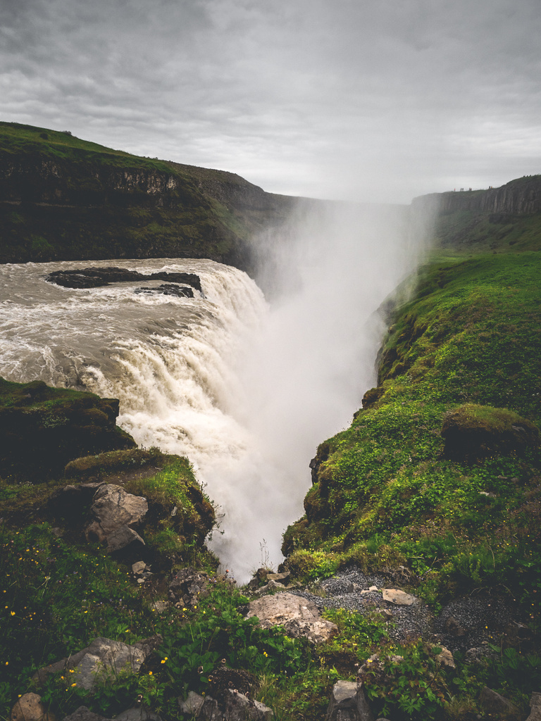 wodospad Gullfoss - Zdjęcie, obraz