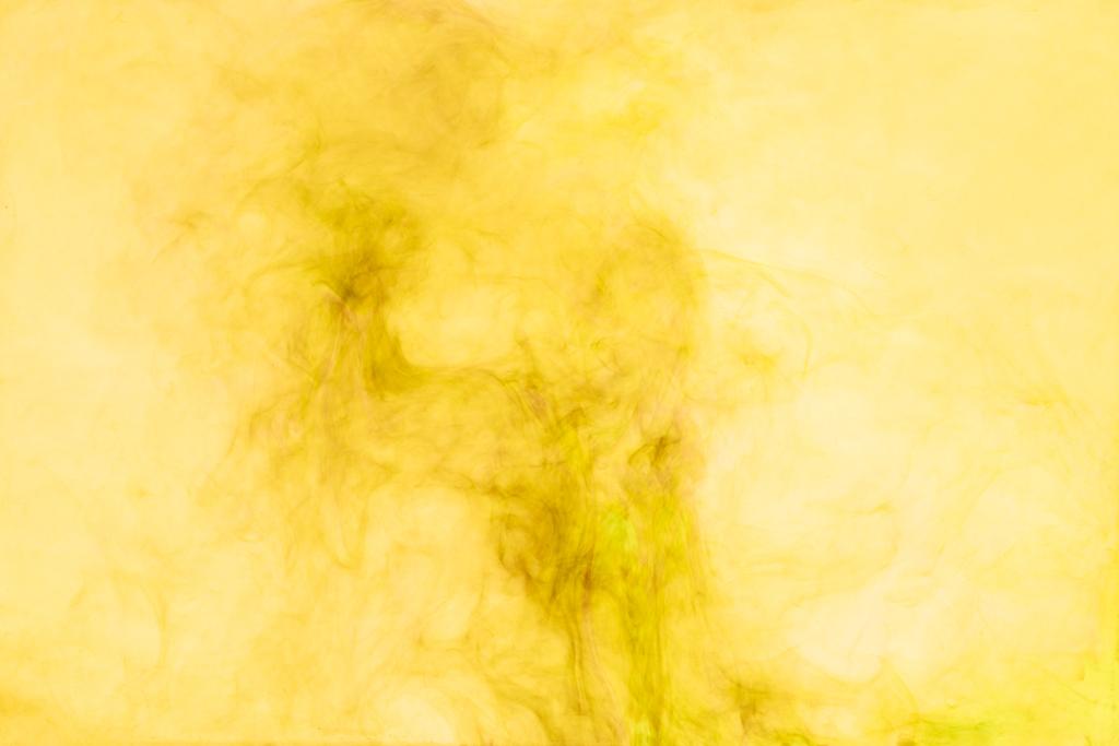 Close-up van gele verf spatten - Foto, afbeelding