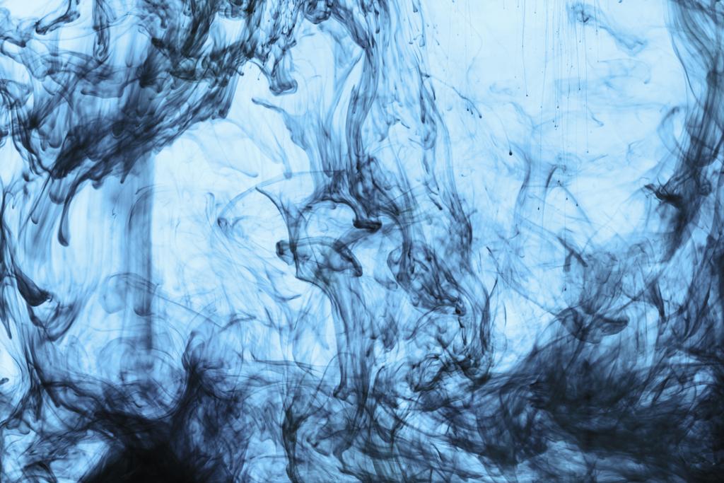 fond avec des tourbillons de peinture bleue dans l'eau
 - Photo, image