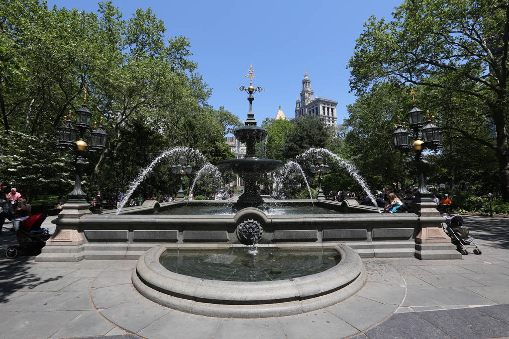 Fountain. America, New York City - May 11, 2017 - Photo, Image