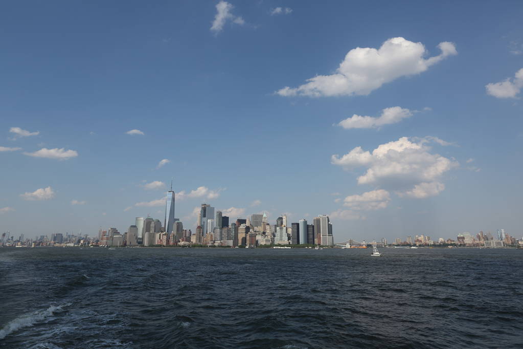 Blick auf Manhattan. amerika, new york city - 13. mai 2017 - Foto, Bild