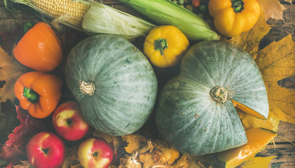 Осенний ассортимент красочных овощей
  - Фото, изображение