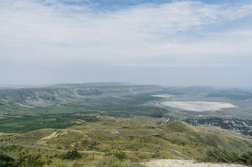Beautiful summer landscape of Crimea, Ukraine, May 2013 - Photo, Image
