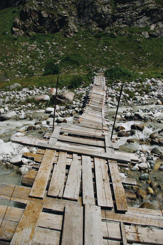 dřevěný most - Fotografie, Obrázek