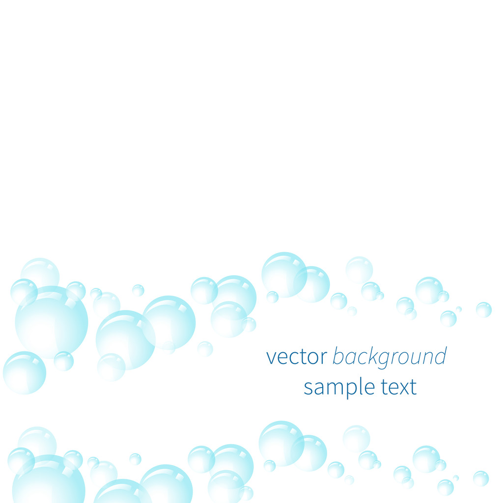 Vector background with bubbles. - Vector, Image