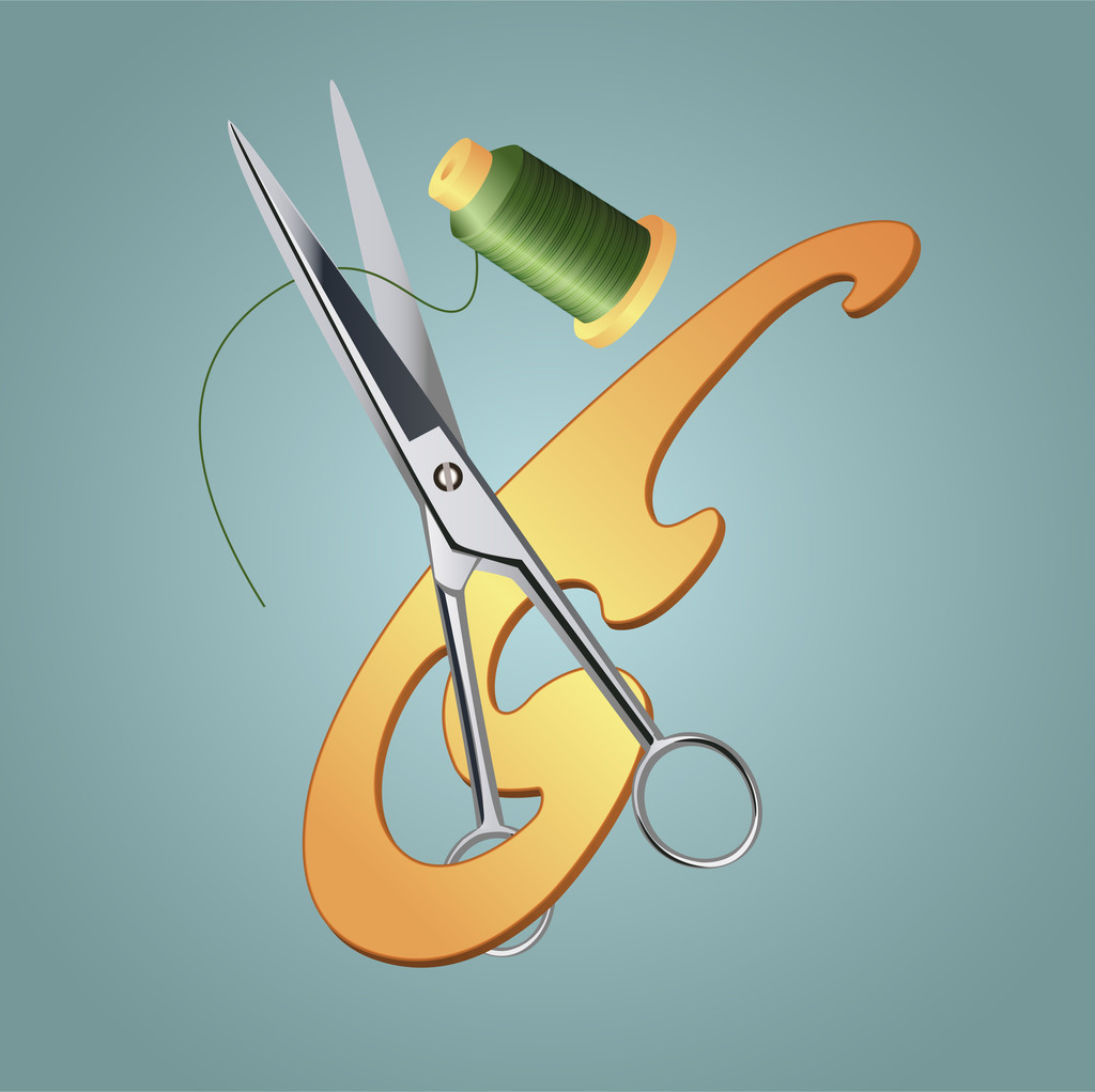 vectorillustratie voor naaien tools. - Vector, afbeelding