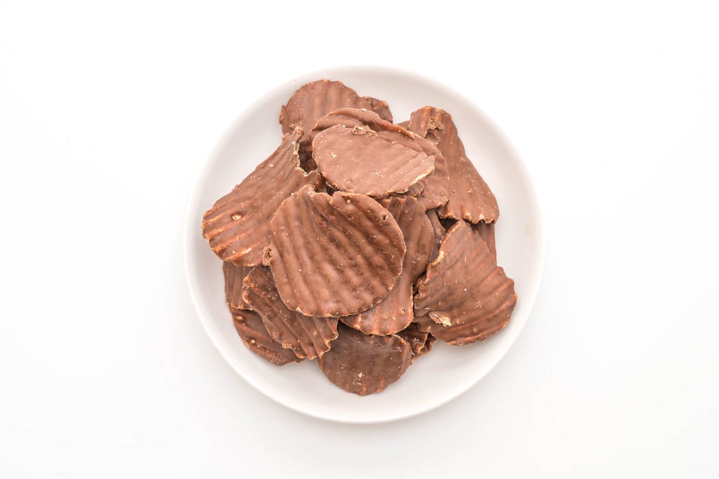 burgonya chips, csokoládé - Fotó, kép
