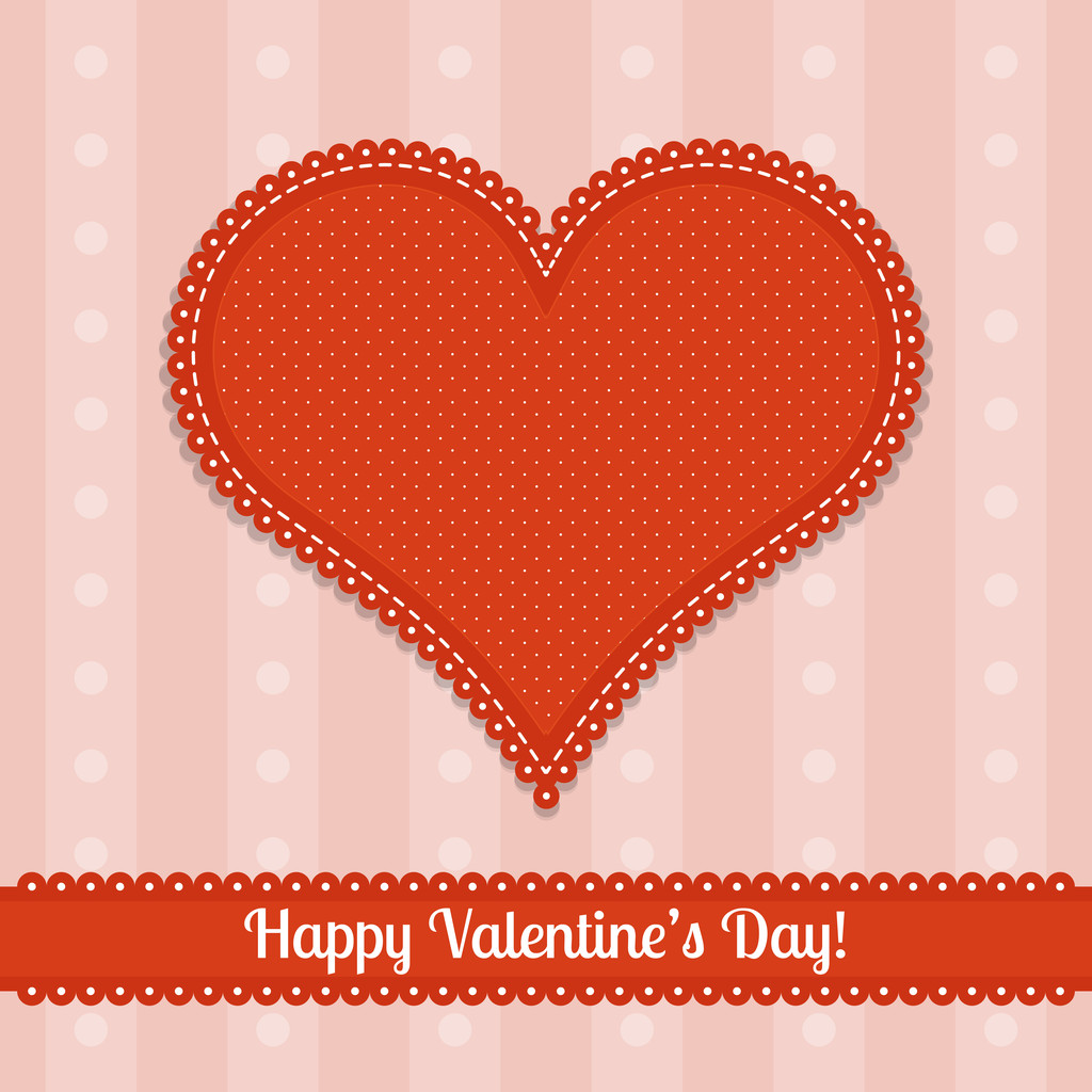 Vector card for Valentine's Day. - Vector, Image