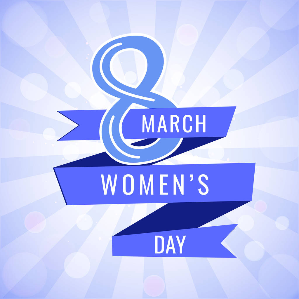 Happy International Women's Day celebration concept. - Vector, Image