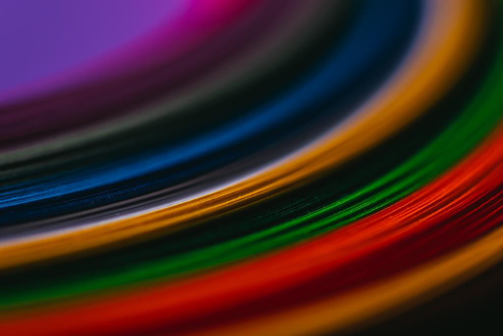 close up of colored quilling paper stripes - Photo, Image