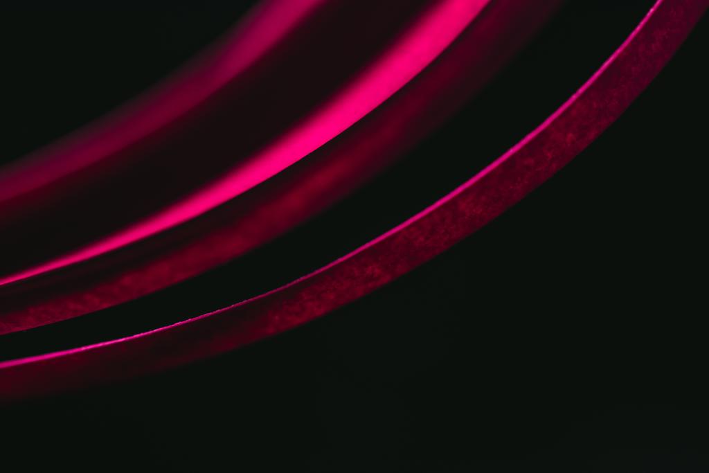 siyah çizgili kağıt quilling crimson görünümünü kapat  - Fotoğraf, Görsel