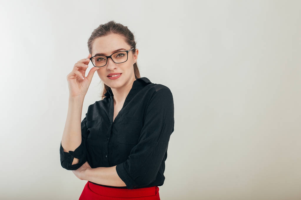 Geschäftsfrau mit Brille - Foto, Bild