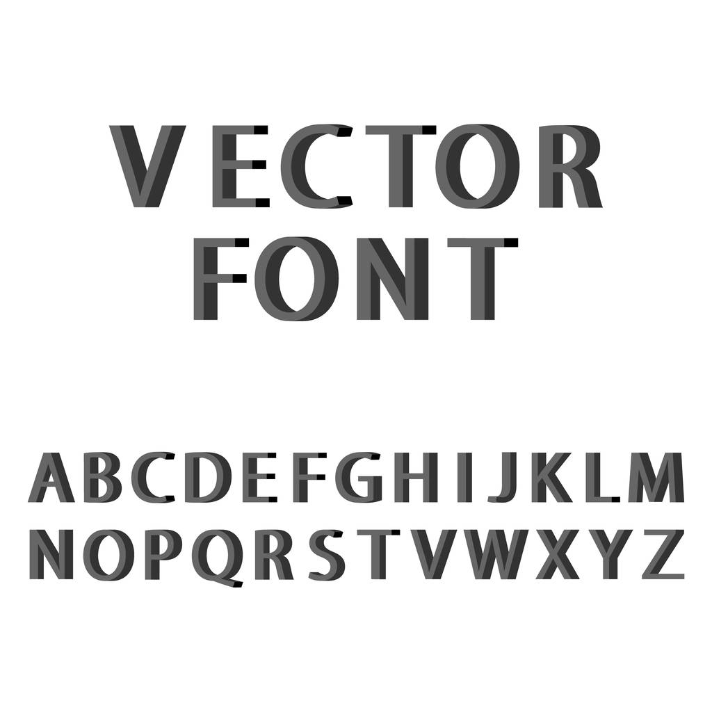 3d font raster - 写真・画像