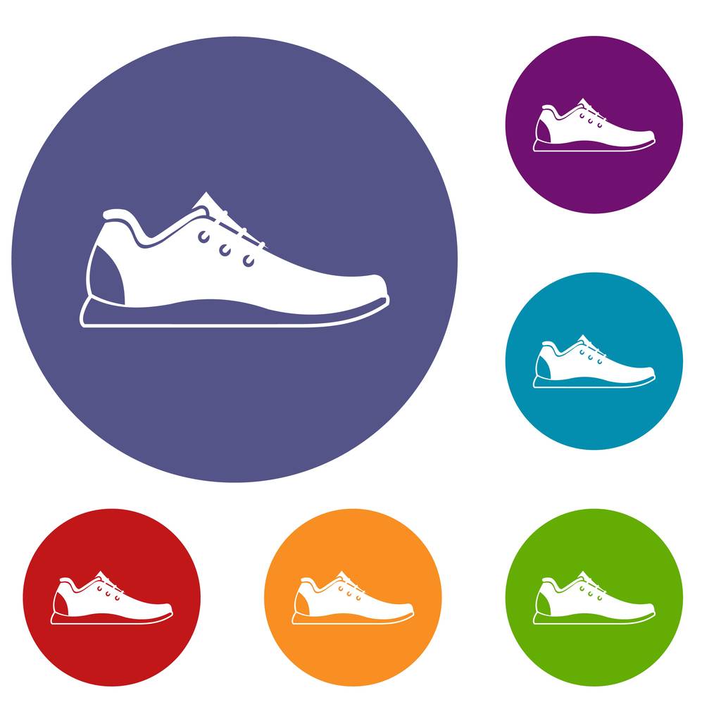 Set di icone per scarpe atletiche
 - Vettoriali, immagini