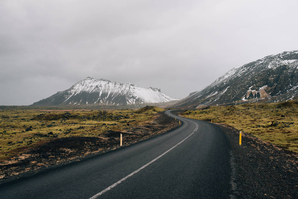 Horské silnice na Islandu - Fotografie, Obrázek