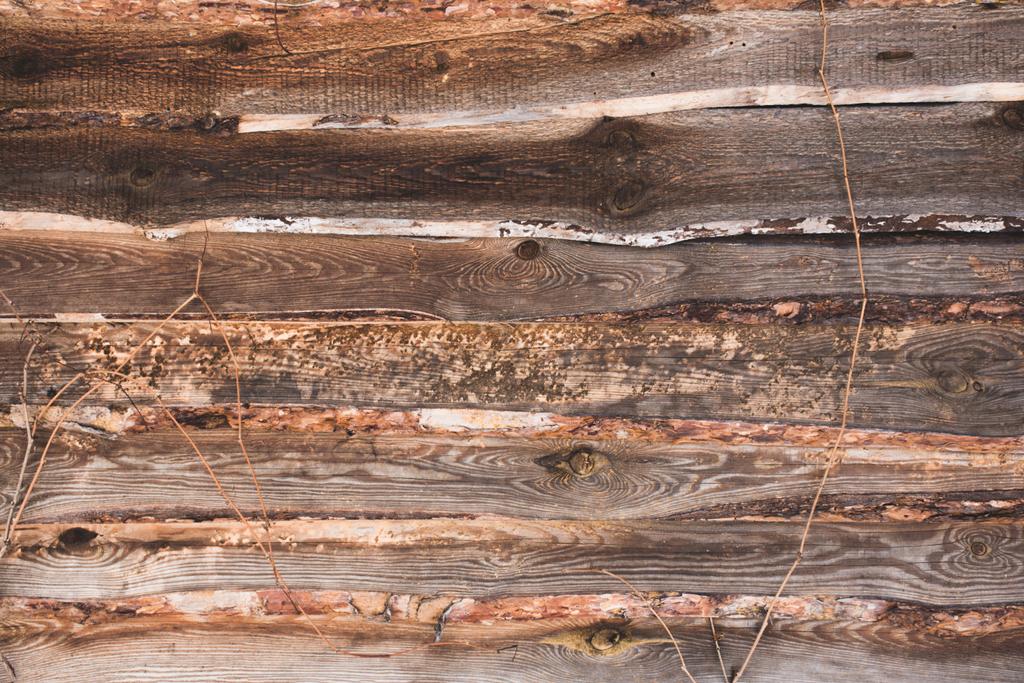 καφέ παλιά ξύλινα ριγέ φόντο - Φωτογραφία, εικόνα