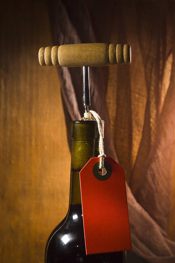 Bir şişe şarap boyun - Fotoğraf, Görsel