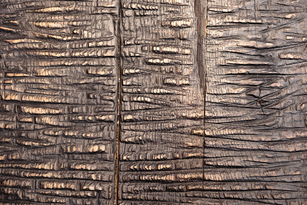 Detailní záběr popraskané dřevěný materiál textury - Fotografie, Obrázek