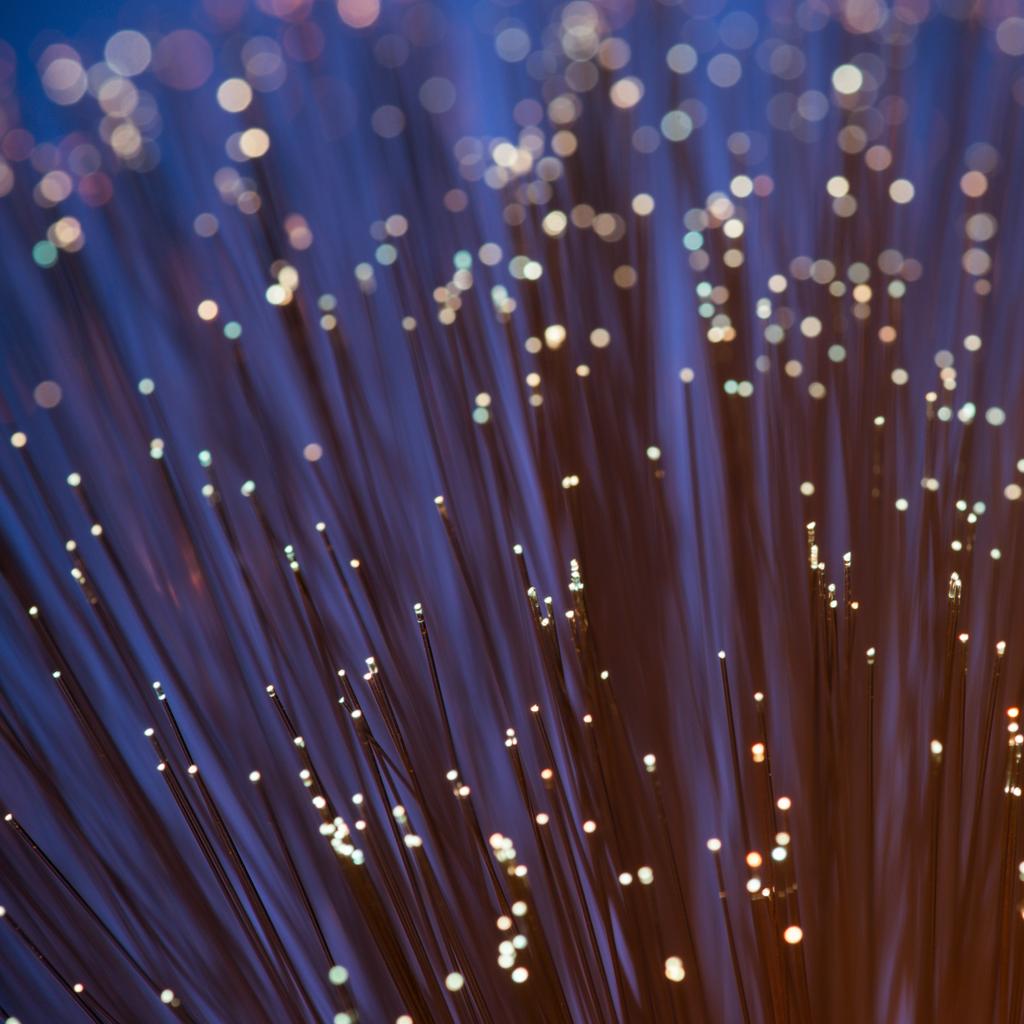 Close up of shiny fiber optics texture background - Photo, Image