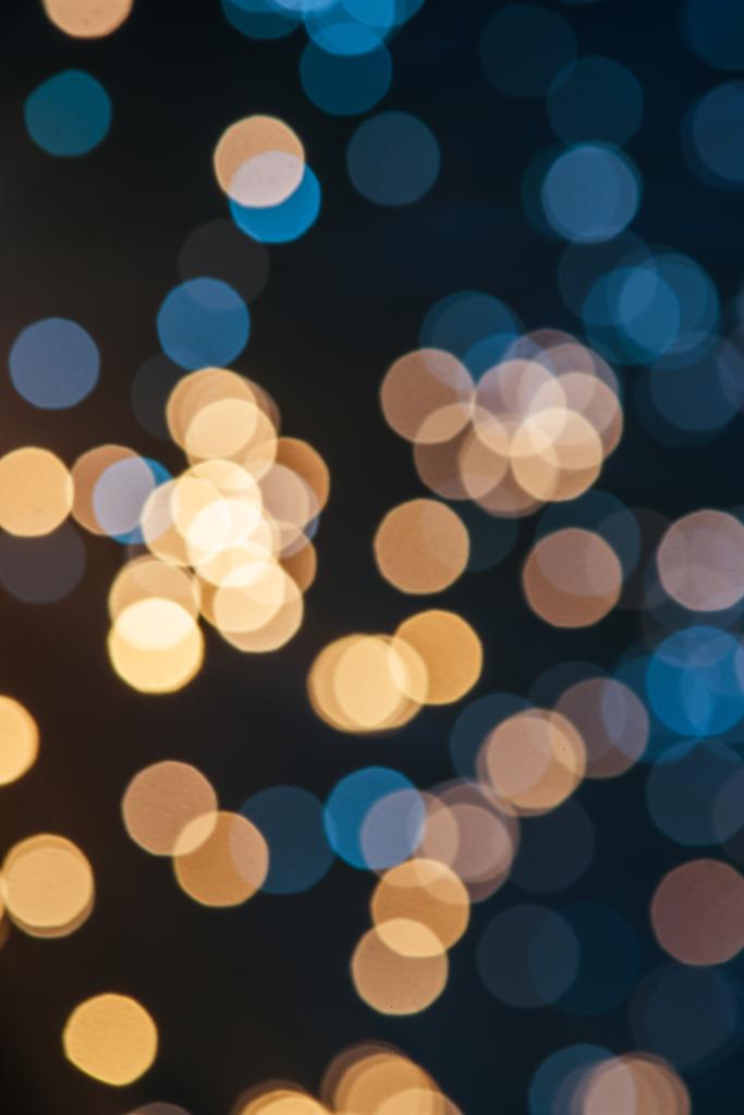 Abstract Glowing Bokeh Texture Background Free Stock Photo and Image