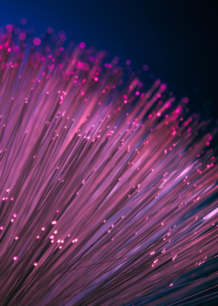 Primer plano de fondo de textura de fibra óptica rosa brillante
 - Foto, Imagen