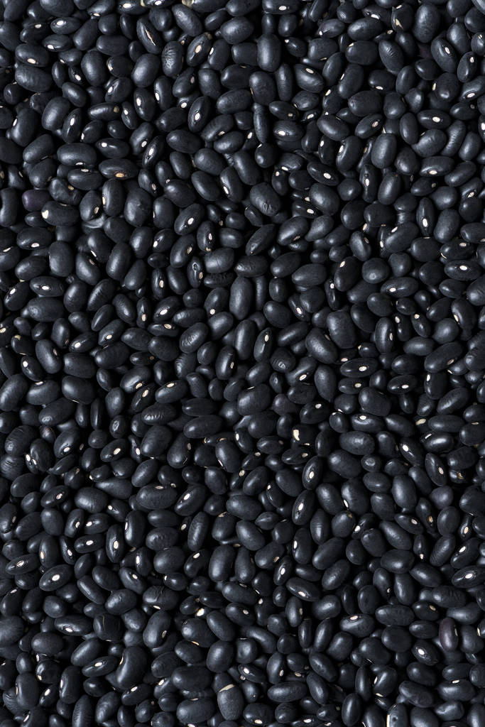  黒い豆。バック グラウンド - 写真・画像