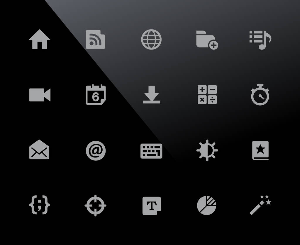 Web & Mobile Icons 4 / / 32px Series - Vector icons adjusted to work in a 32 pixel grid
. - Вектор,изображение
