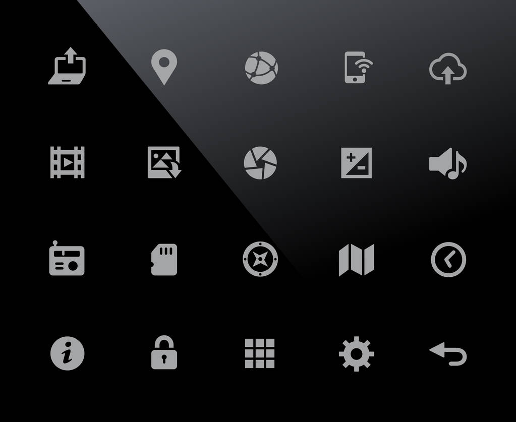 Web & Mobile Icons 5 / / 32px Series - Vector icons adjusted to work in a 32 pixel grid
. - Вектор,изображение
