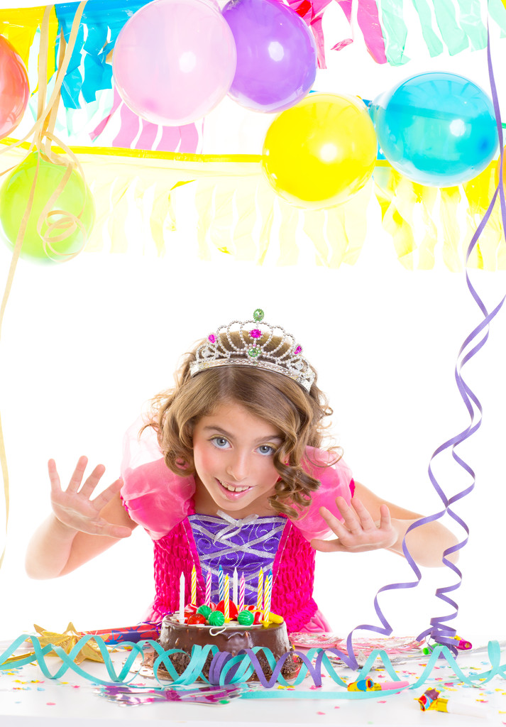 dziecko dziecko crown princess w urodziny - Zdjęcie, obraz