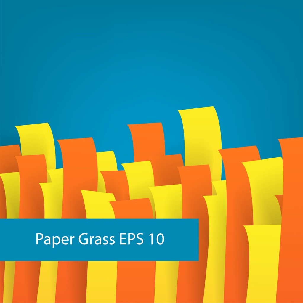 Paper grass. Vector background. - Vector, Image