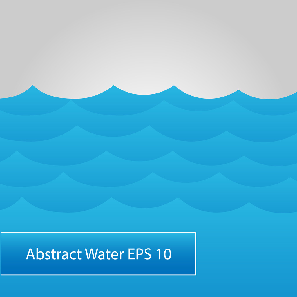Abstract water. vector achtergrond. - Vector, afbeelding